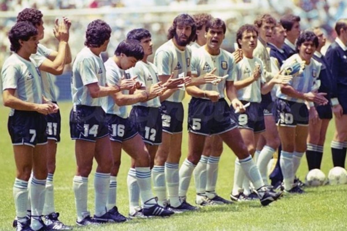 Una camiseta inolvidable: la de la selección argentina en el Mundial de México 86