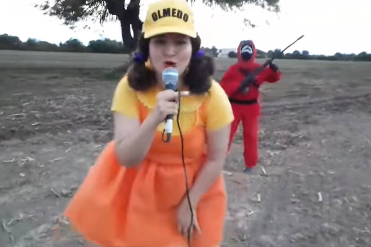 Una candidata a concejala hizo un spot de campaña con el video de El juego del calamar