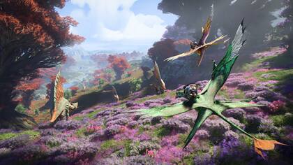 Una captura de Avatar: Frontiers of Pandora, que llega el jueves 7 de diciembre a las consolas de última generación y PC con Windows