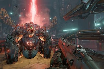 Una captura de Doom Eternal, uno de los títulos que los estudios de videojuegos mostraron en la E3 2018