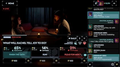 Una captura de la serie interactiva Silent Hill Ascension