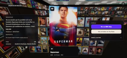 Una captura de pantalla de BingeBrowse, el sitio que permite buscar películas y series nuevas