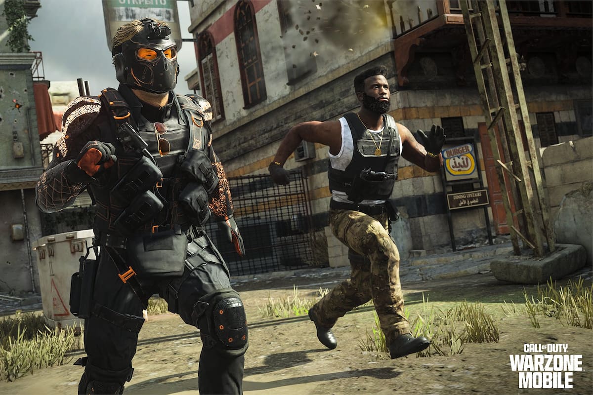 Una captura de pantalla del Call of Duty: Warzone Mobile