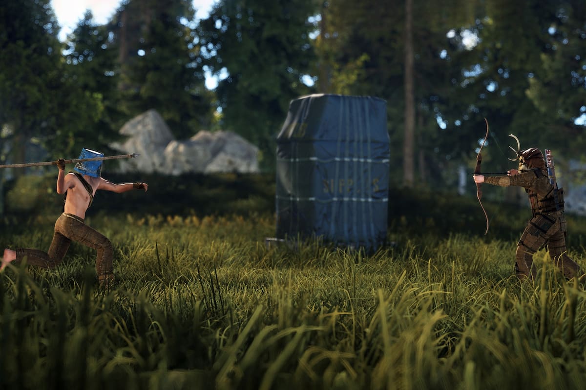 Una captura de pantalla del videojuego Rust