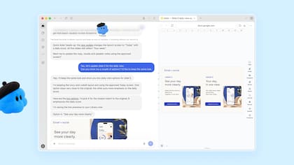 Una captura de pantalla que muestra cómo funcionan los Dots, agentes de IA de OpenAI