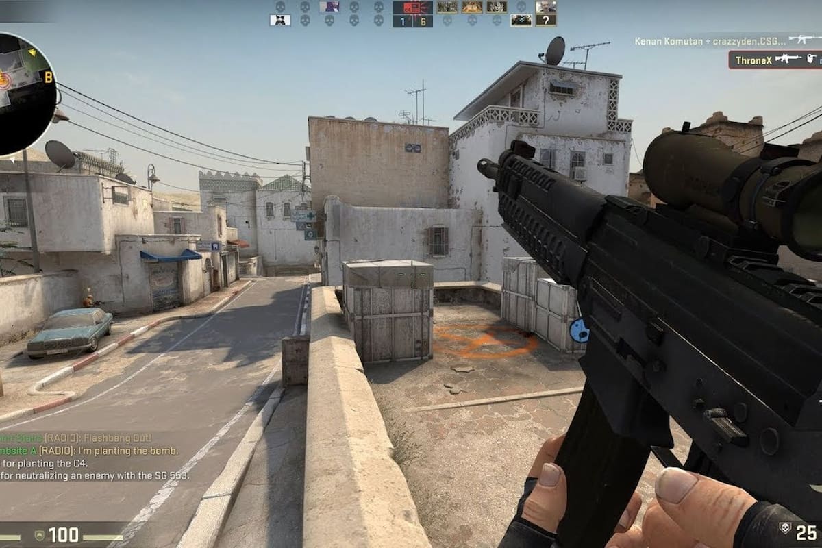 Una captura del Counter Strike: Global Offensive