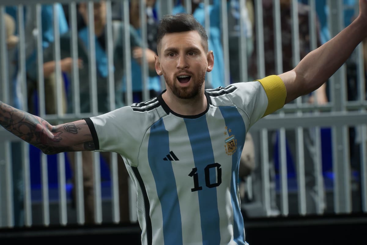 Una captura del eFootball 2024 de Konami