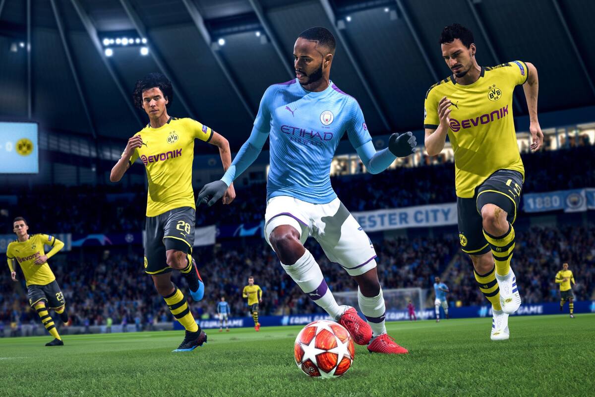 Una captura del FIFA 20
