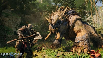 Una captura del God of War: Ragnarok en la PlayStation 5