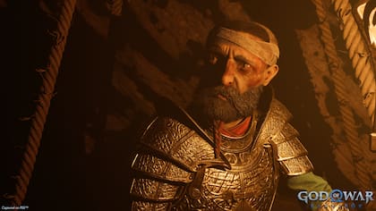 Una captura del God of War: Ragnarok en la PlayStation 5