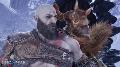 Una captura del God of War: Ragnarok en la PlayStation 5