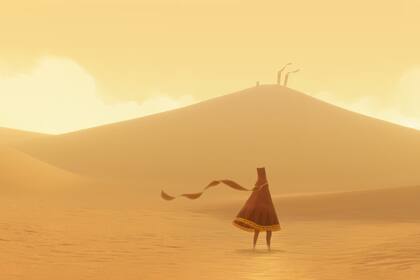 Una captura del juego Journey