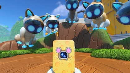 Una captura del juego Astro Bot