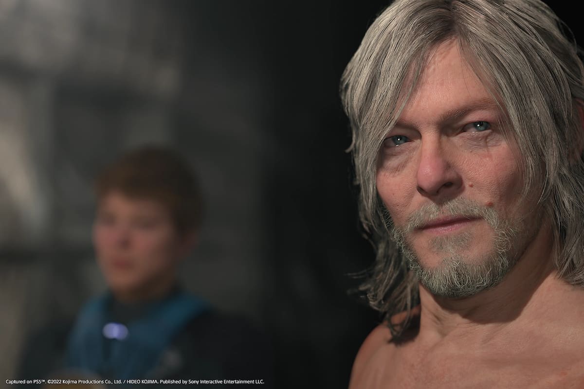 Una captura del juego Death Stranding 2, con el actor Norman Reedus en la piel del protagonista Sam Porter