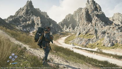 Una captura del juego Death Stranding 2