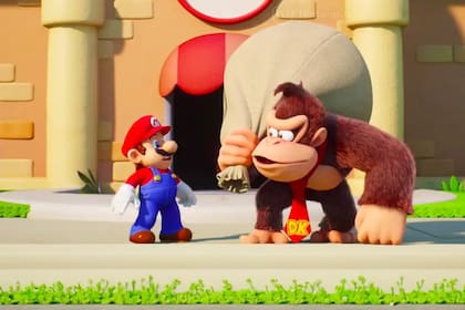 Una captura del nuevo juego de Donkey Kong para la Nintendo Switch