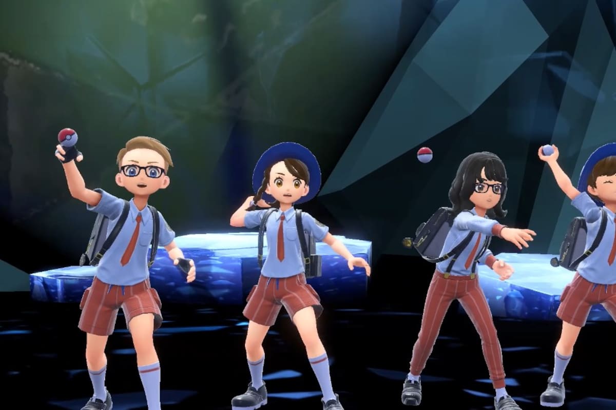 Una captura del Pokémon Scarlet & Violet