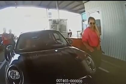 Una captura del video difundido por medios rusos