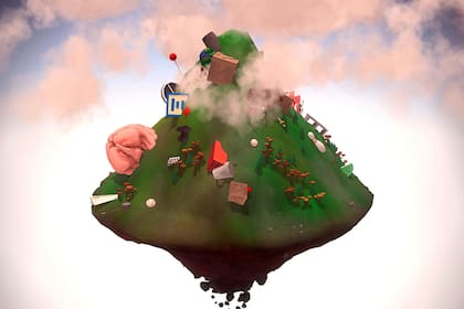 Una captura del videojuego Mountain
