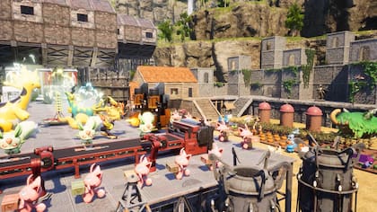 Una captura del videojuego Palworld