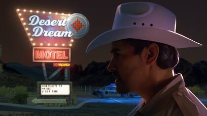 Una captura del videojuego As Dusk Falls