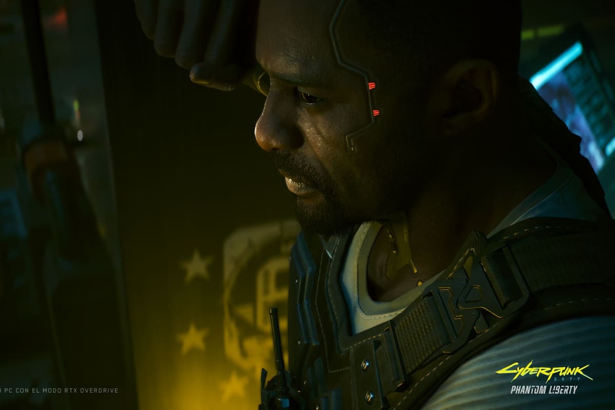 Una captura del videojuego Cyberpunk 2077: Phantom Liberty