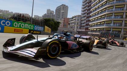 Una captura del videojuego F1 23