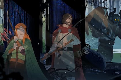 Una captura del videojuego The Banner Saga 3: The Dredge
