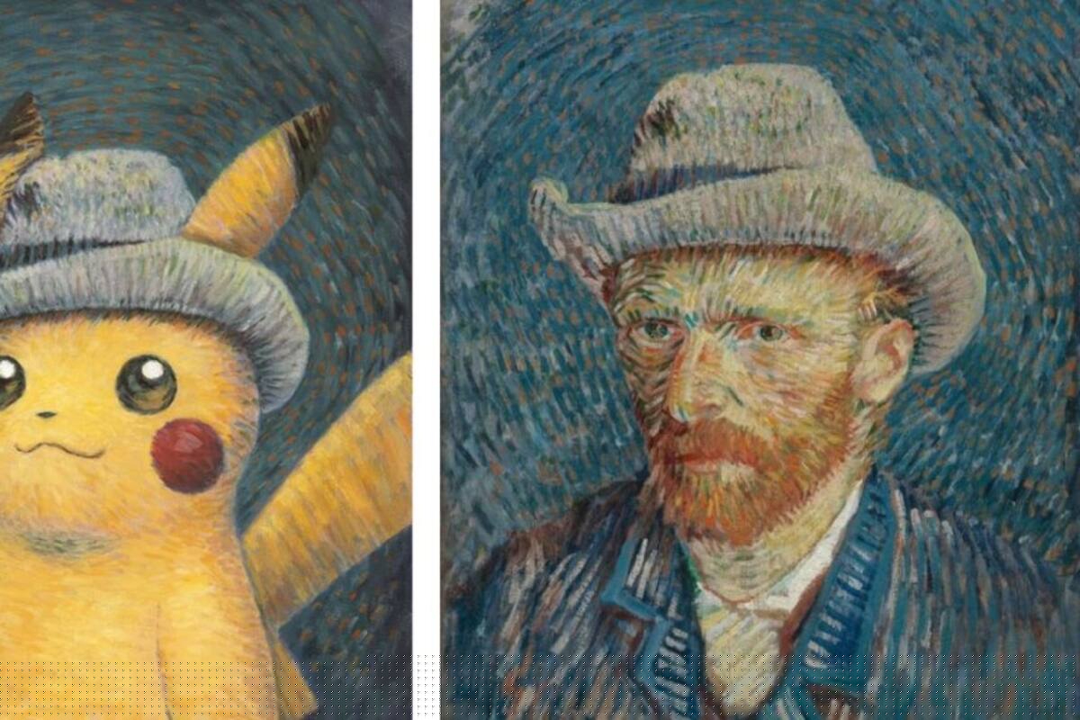 Una carta de Pokémon inspirada en Van Gogh
