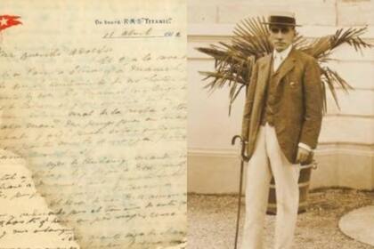 Una carta de un uruguayo que abordó el Titanic fue vendida en una subasta