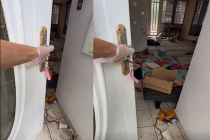 Una casa abandonada hace tres años fue limpiada por completo (Captura video)