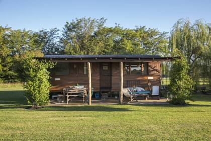 Una casa con formato de tren para pasar unos dias de relax.