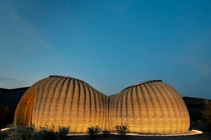 Una casa de barro en 3D, sustentable y rápida de construir