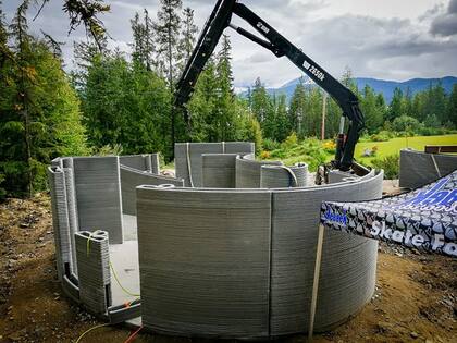 Una casa en Canadá construida con una impresora 3D en solo 11 días que se alquila en Airbnb