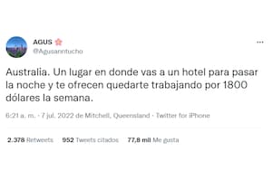 Una chica argentina viajó a Australia, contó su experiencia y generó un debate en las redes