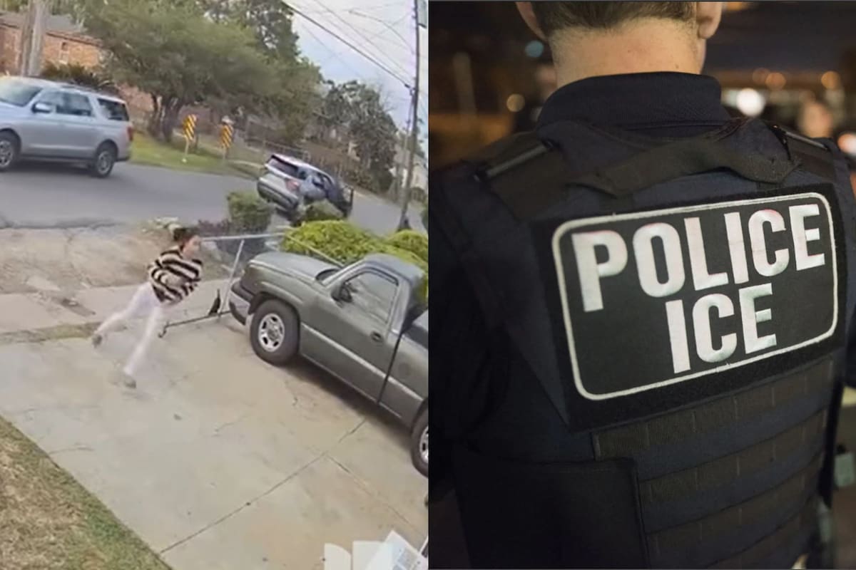 Una ciudadana estadounidense huyó de los agentes del ICE y la CBP y contó que sintió pánico porque no se identificaron