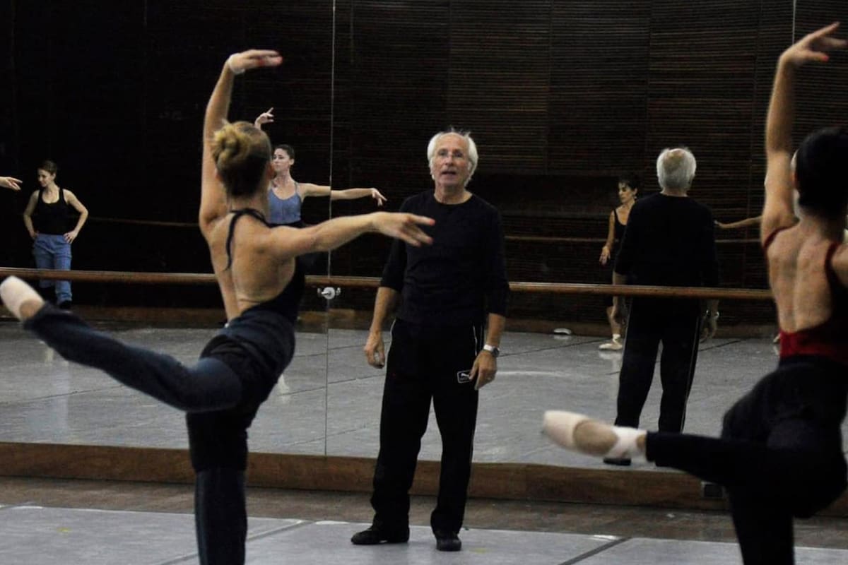 Una clase con Hugo Valía, maestro del ballet del Teatro Argentino de La Plata, en 2011