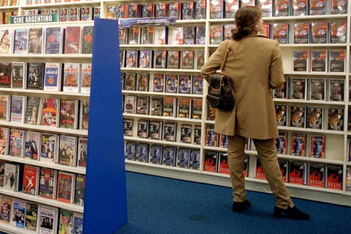 Blockbuster en sus buenos tiempos