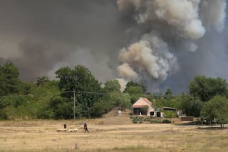 Serbia trabaja para contener los incendios forestales mientras una ola de calor azota los Balcanes