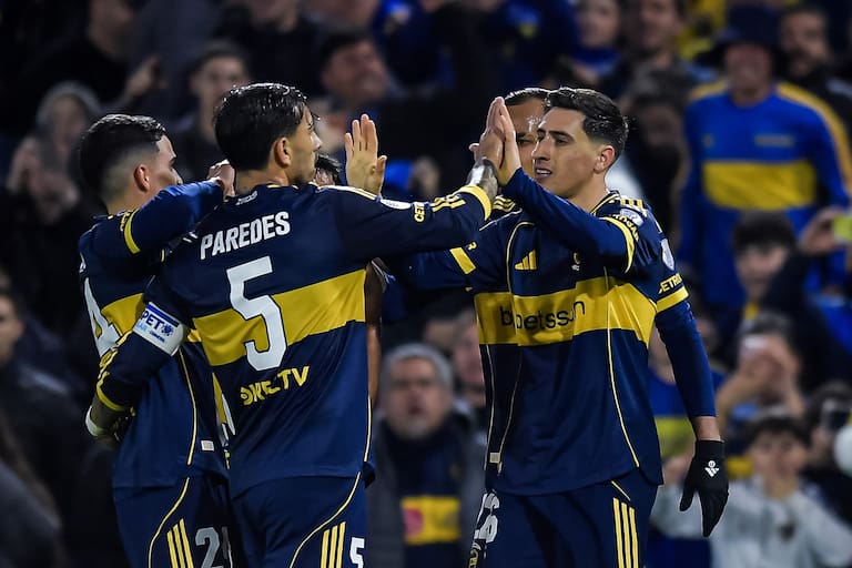 Una combinación entre Leandro Paredes y Miguel Merentiel derivó en el gol de la victoria de Boca ante O'Higgins en la Bombonera
