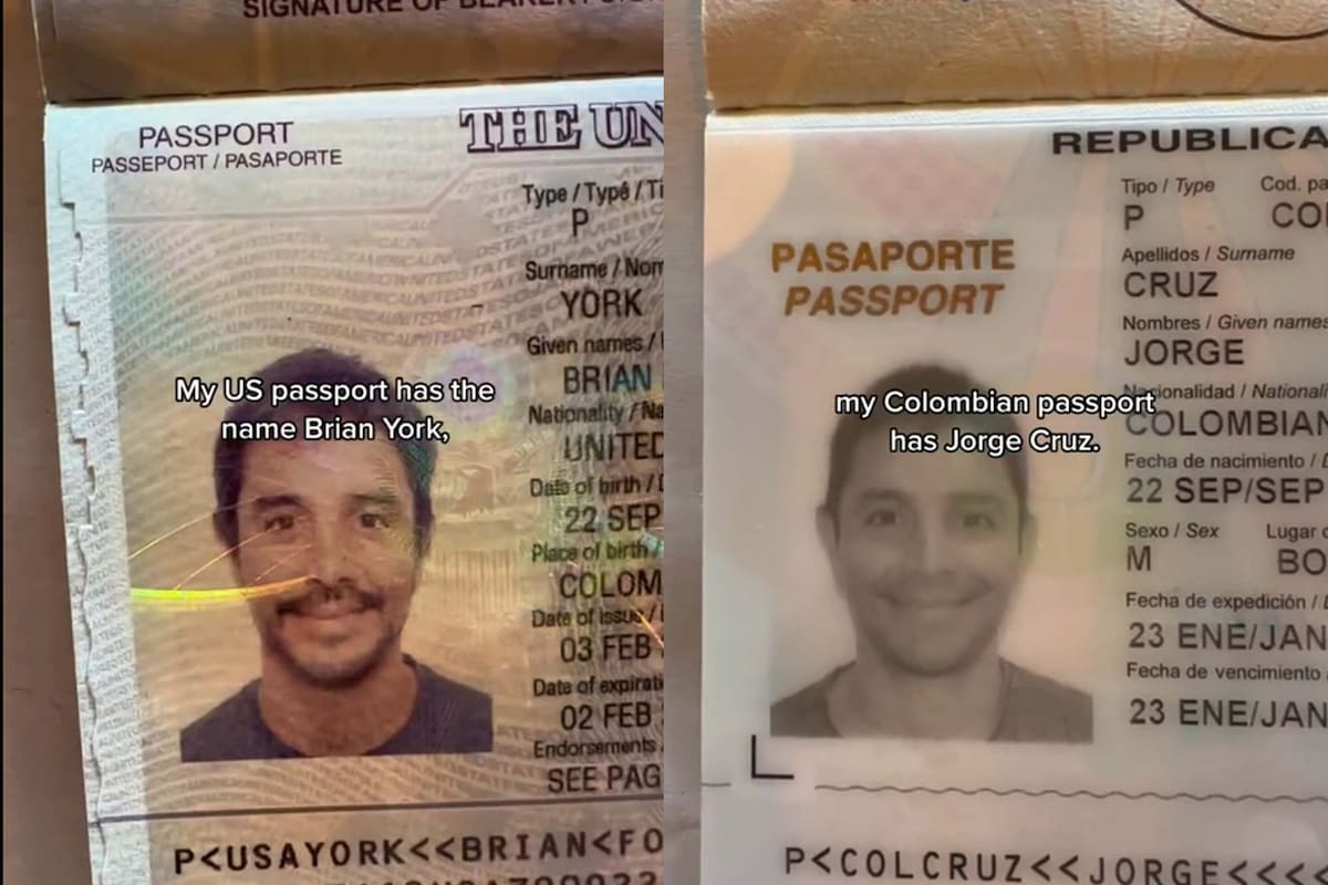 Una complicada historia personal llevó a un empresario a tener dos documentos de identificación