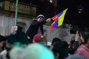 Una concentración en la embajada de Venezuela en Buenos Aires