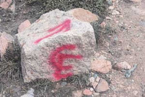 Una congregación religiosa admitió la autoría de las pintadas en el área protegida