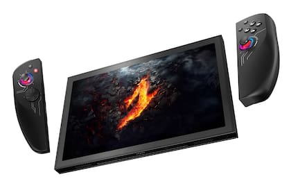 Una consola de mano Acer Nitro Blaze de 11 pulgadas con mandos desmontables