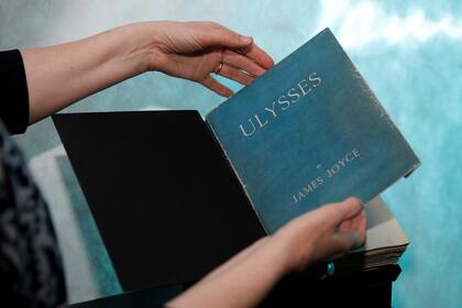 Una copia de la primera edición de Shakespeare& Co del Ulises