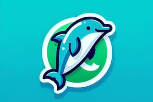 Una creación de la IA para el "modo delfín" de WhatsApp
