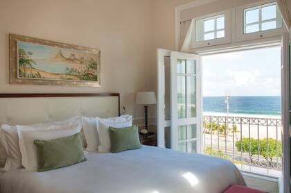 Una de las 239 habitaciones con vista al mar.