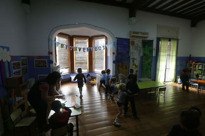 Una de las aulas