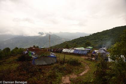 Una de las aldeas que asisitieron los hermanos Benegas en Laprak, Gorkha, Nepal, tras el terremoto de abril de 2015