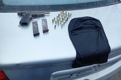 Una de las armas secuestradas